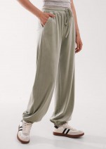 Брюки Clever LTR16-1243 Велюр - зеленый 